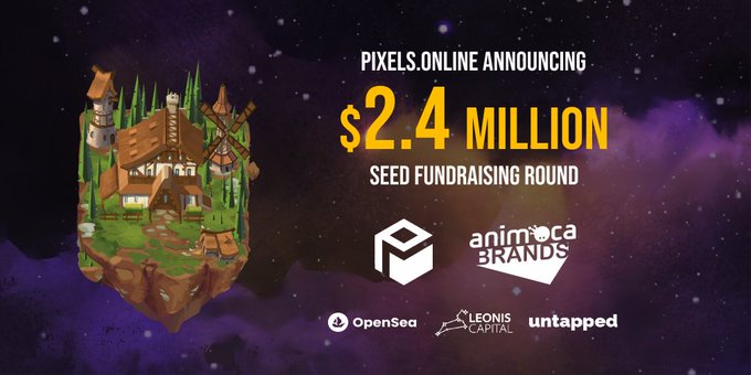 SmartCryptoNew1's tweet photo. 💠 @Pixels_online received $2.4M investment funds from @Animocabrands 

💠 Pixels will use the new funding announced today to focus on fully building and scaling initial game features in preparation for a token launch planned for late Q2 2022

🔽INFO
https://t.co/8UJOi5dtRu
#SCN1 https://t.co/5K9wlN0C6D