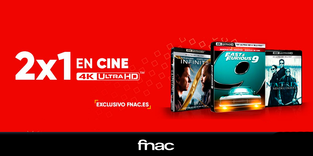 Fnac_MusicaCine's tweet photo. Si eres de los que son capaz de notar hasta la más mínima imperfección en una imagen, las películas #4KUHD, son justo lo que necesitas🎬
Aprovecha ahora nuestras #VentasFlash para hacerte con tus favoritas de nuestra selección ¡Solo durante 3 días!👇👇
https://t.co/bBCbCwF1uE https://t.co/ByIcWCH0US