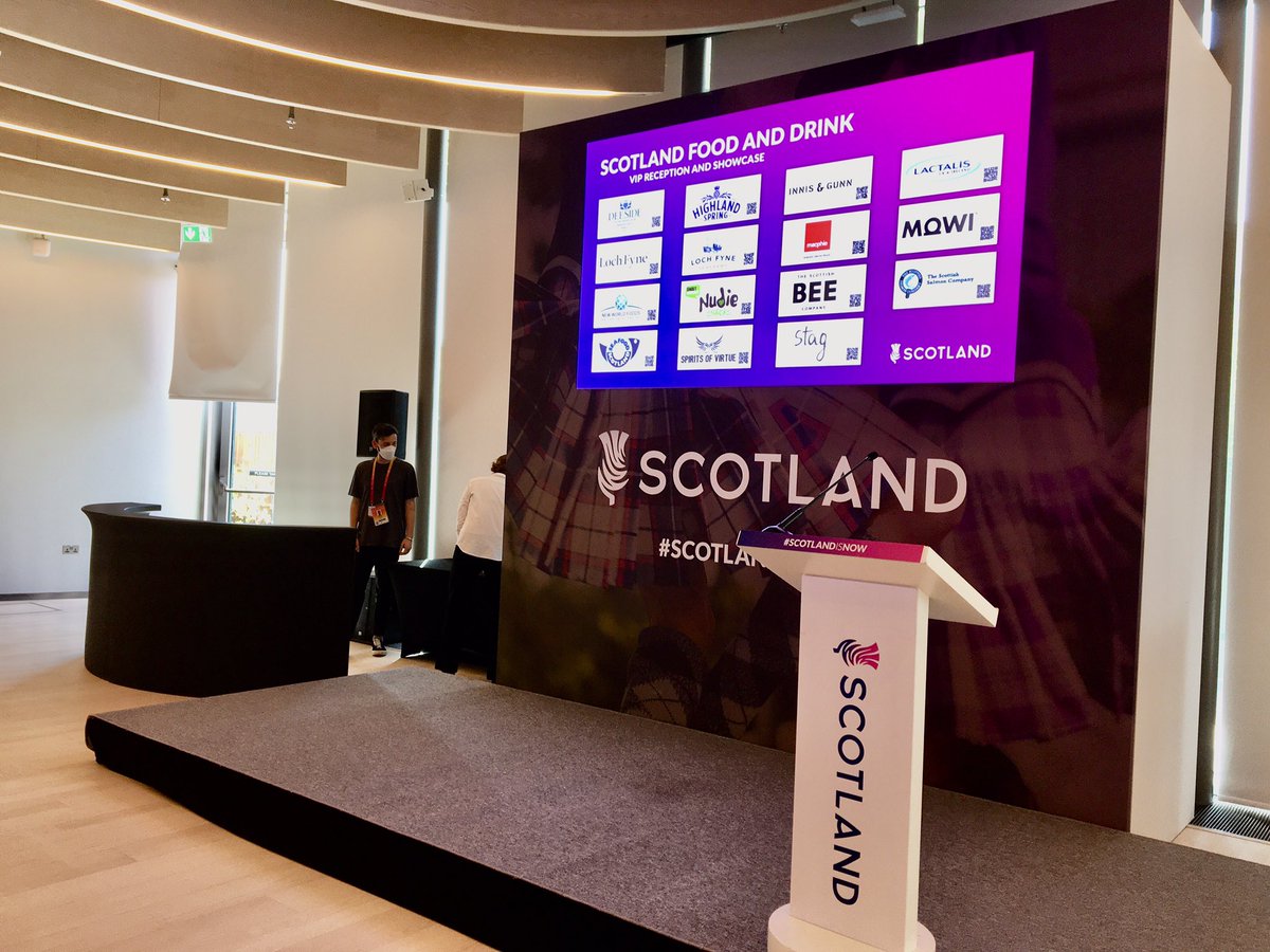 pickyfork's tweet photo. RT @isthisab0t: RT @Ali_S_T_Ali: Setting up for #Scottish #food & #drink event tonight at @UKPavilion2020 at @expo2020dubai. 14 #Scottish #foodanddrink brands highlighted through a specially curated #Scottish menu for this #showcase. Can’t wait!
#Scotla… https://t.co/Z57btPhNne