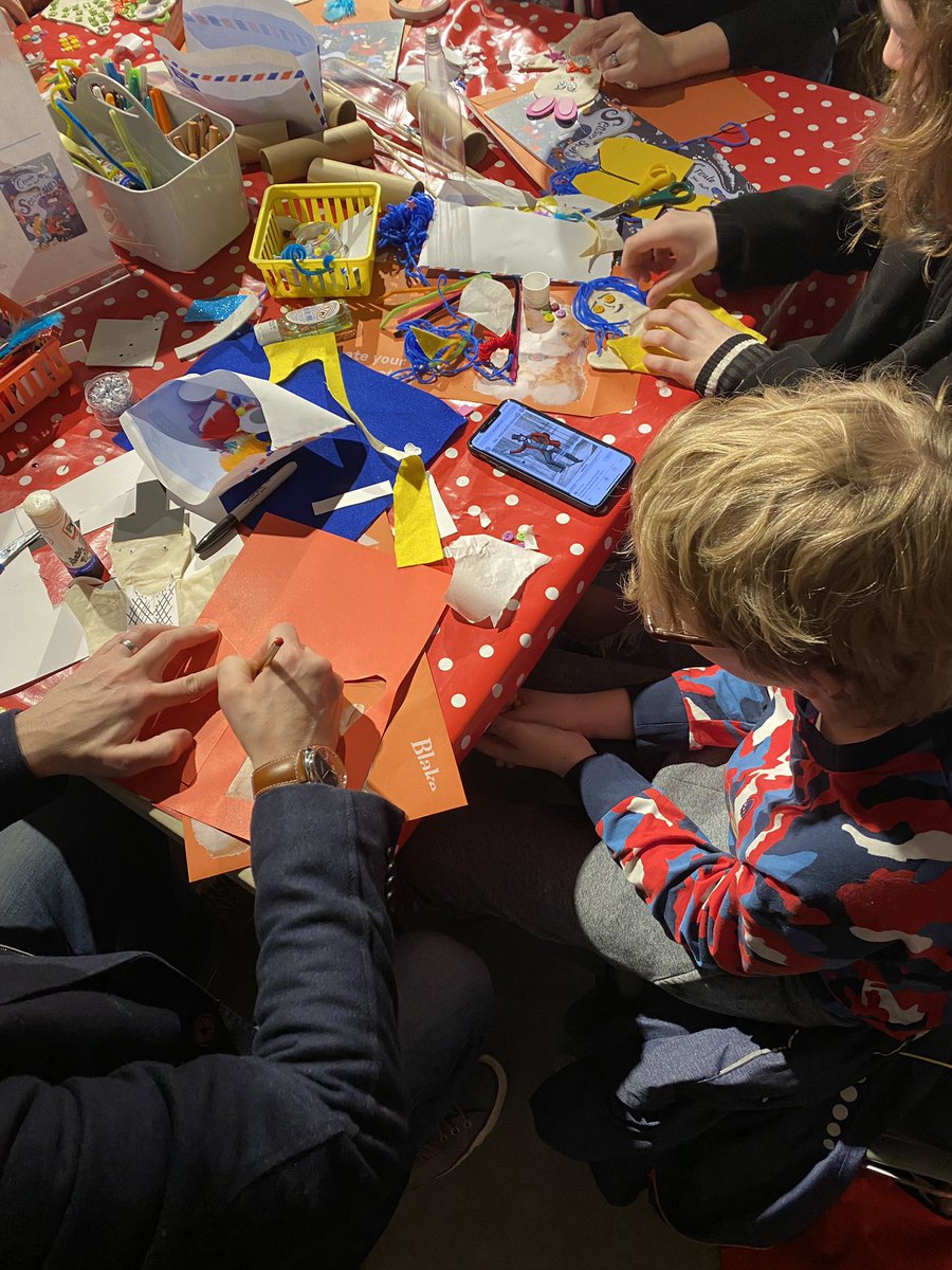 AutisminMuseums's tweet photo. Now time to get down to some serious crafting! @thepostalmuseum #SensoryStories #autism #PostEarly #AutismInMuseums https://t.co/fak6InKCIV