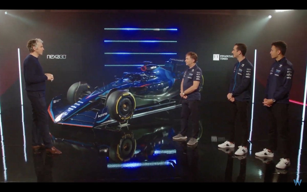 WilliamsdbF1's tweet photo. Here it is... The FW44. #WilliamsLaunch https://t.co/BT6YMVlmYD