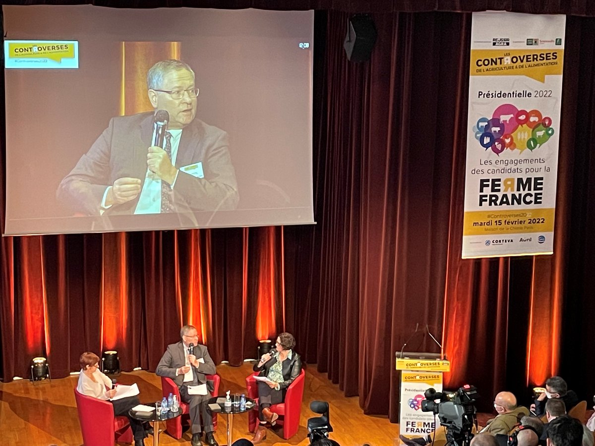 Suite des #Controverses2022 le représentant de <a href="/MLP_officiel/">Marine Le Pen</a> <a href="/Gilles_Lebreton/">Gilles Lebreton</a> opposé à tous les traités de libre-échange mettant en danger l'agriculture #Controverses2022