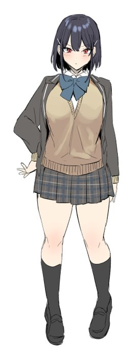 まただにまるちゃんいつ描けるかわからないのに生み出しちゃって…(ショートボブ好きすぎだろ) 