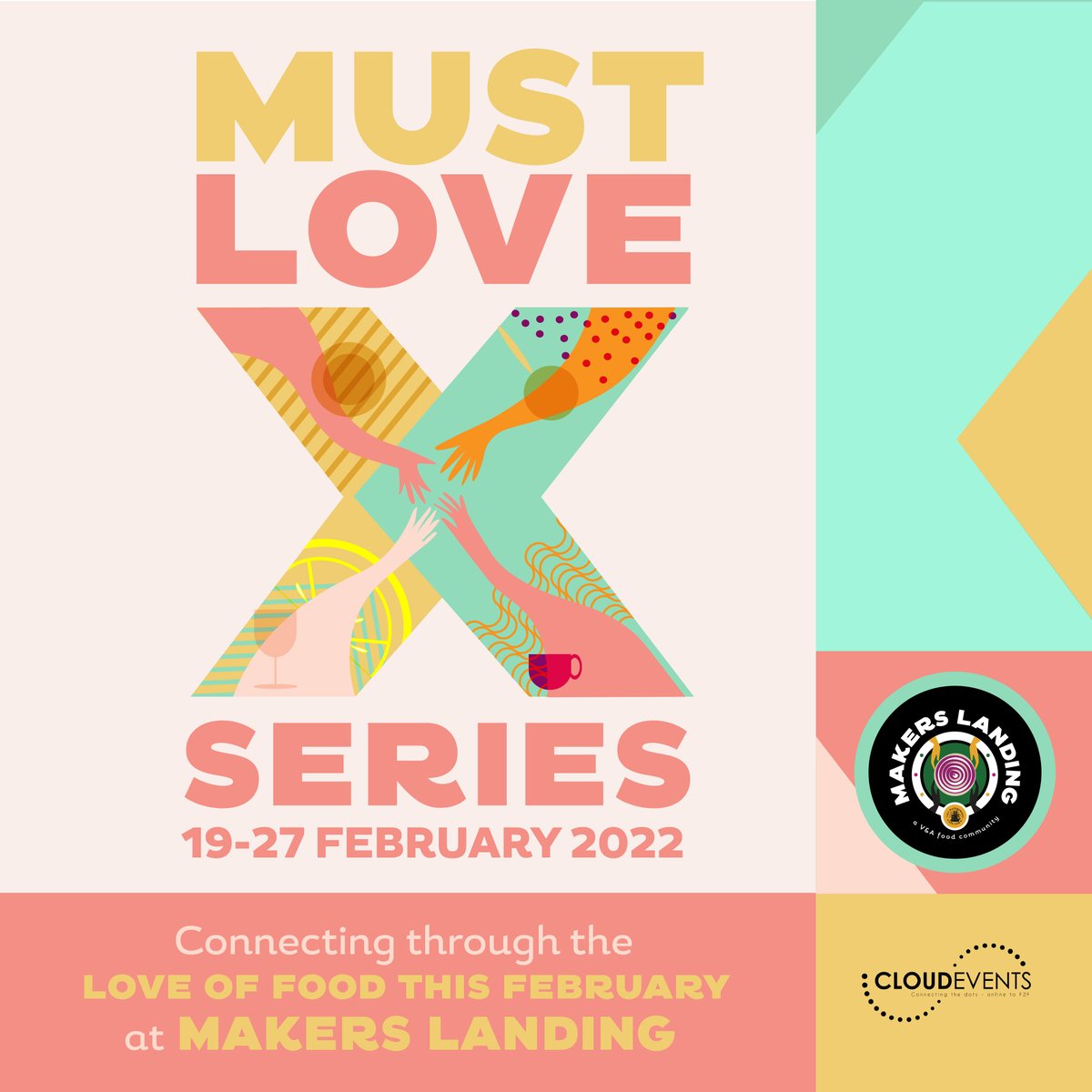 VandAWaterfront's tweet photo. The Must Love X Series, is for people looking to meet, make memories & share the joy of human connection & food #OnePlateAtATime. The series will be running every weekend at Makers from 19 to 27 February.
Book your ticket here: https://t.co/cyUk7LoljD https://t.co/rrc8vJAC5E