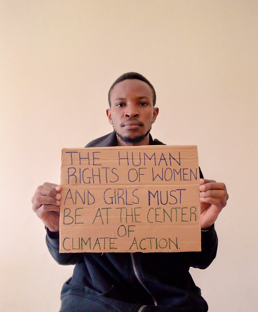 The human rights of women and girls must be at the center of climate action. <a href="/Riseupmovt/">Rise up Movement</a>