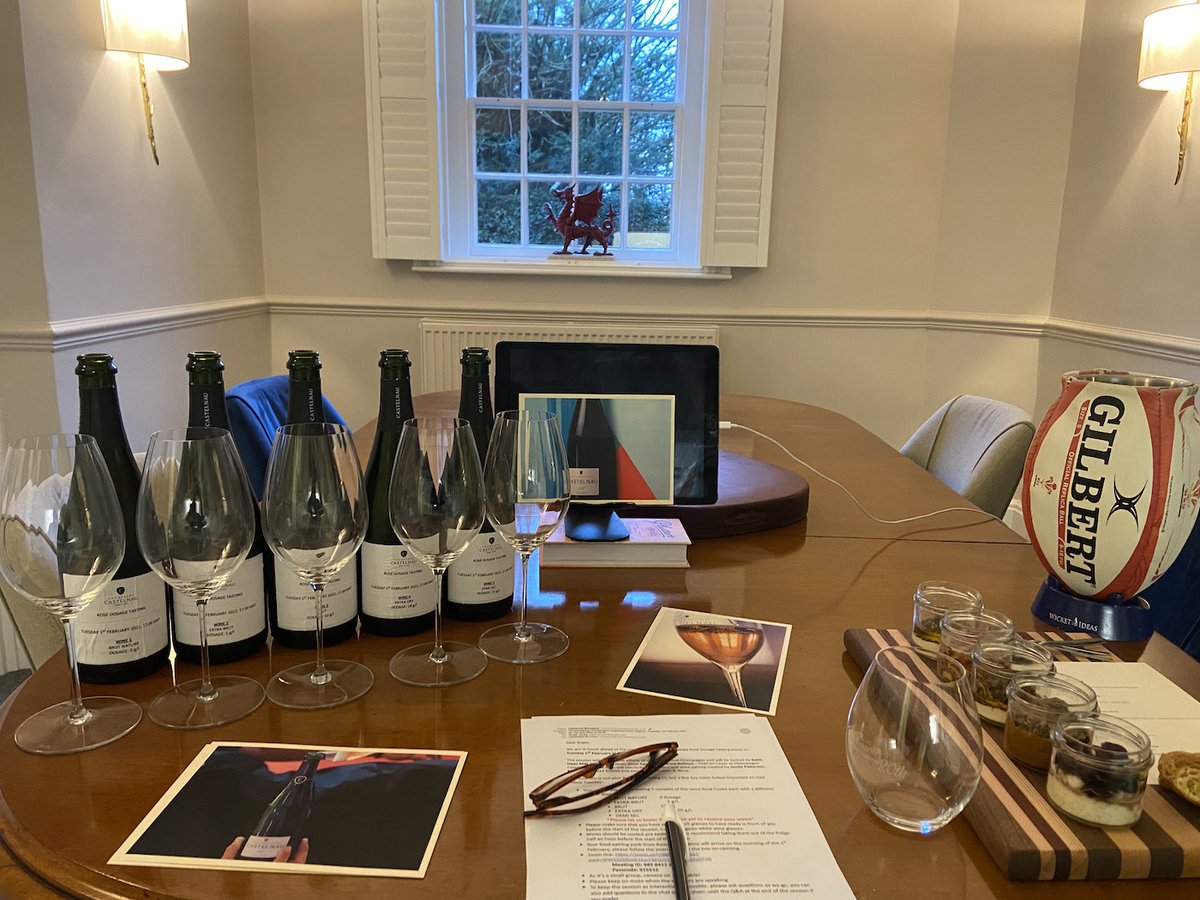 How does Rosé Champagne work with food? And what effects do different dosages make? <a href="/Castelnau/">Marc Doré</a> hosted an intriguing tasting with 5 bespoke cuvées made for the tasting and then got a food-pairing expert to match them. <a href="/littlebedwyn/">Roger Jones</a> reports. Click the-buyer.net/tasting/wine/r… #champagne