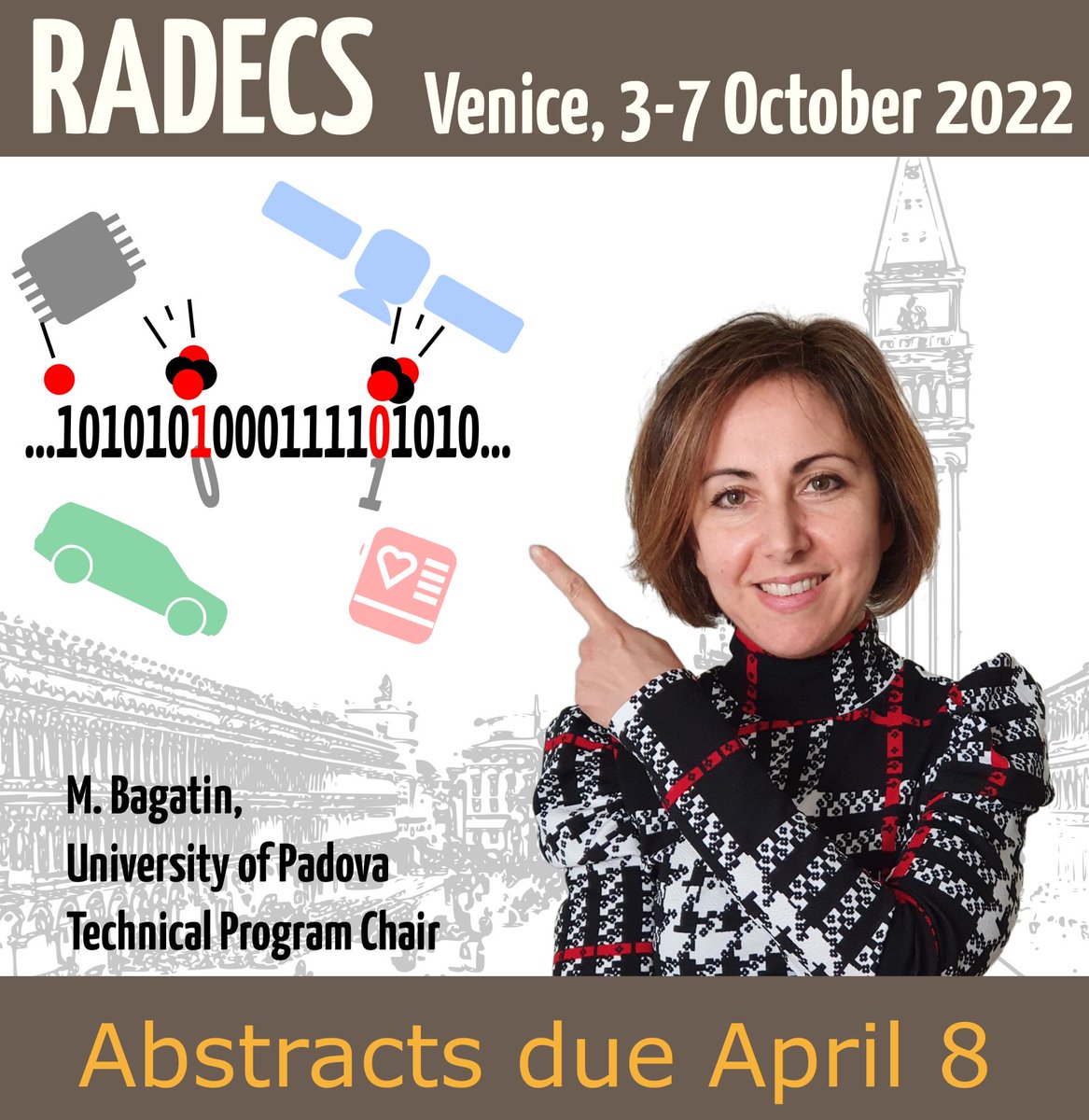 radecs2022's tweet photo. #RADECS2022 invites you to submit an abstract with your latest findings on radiation effects in electronic and photonic components. The call for paper and information about abstract submission can be found at https://t.co/2fUzEp3tYO. #radiationeffects #science #space #electronics https://t.co/U24rD4wbQ3