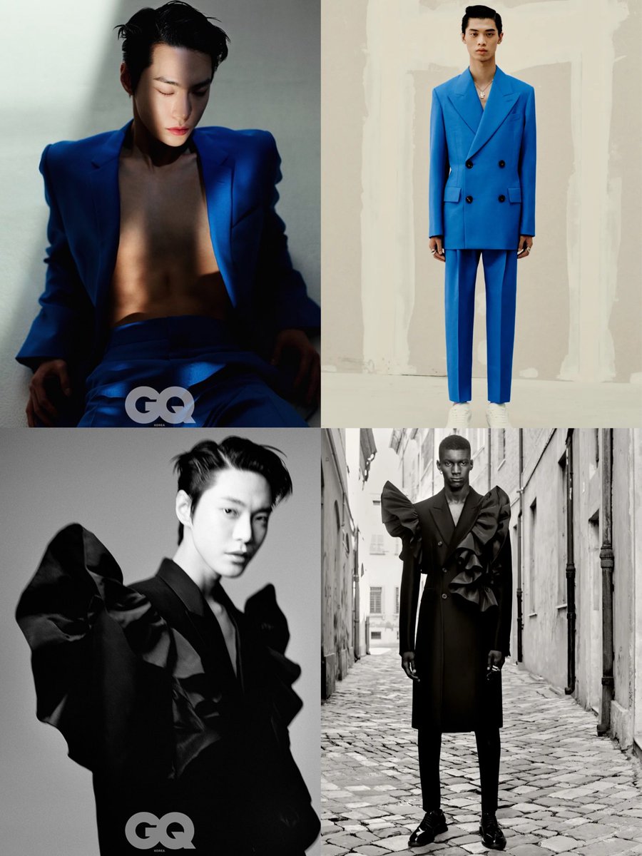 คือชุดดีมาก กราบ gq และ alexander mcqueen ที่เลือกโดยองไปถ่ายแบบ