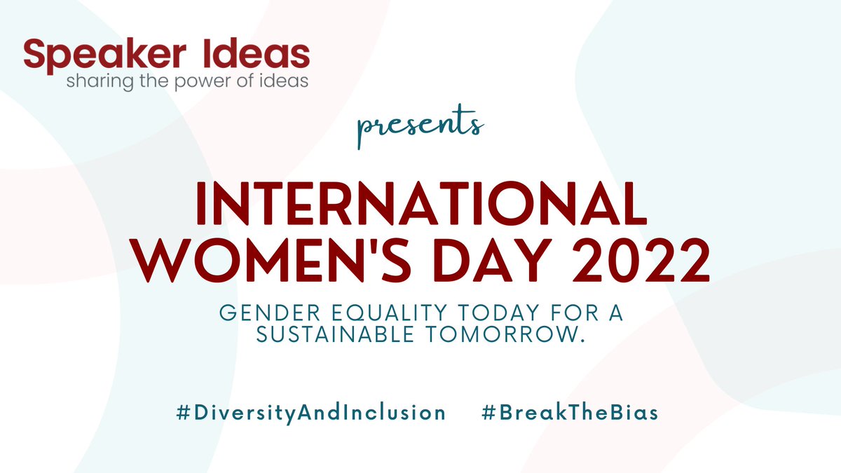 eithnejones's tweet photo. Looking for inspirational women achievers for your #IWD2022 plans? Wellbeing, sustainability, self confidence, GenZ, STEM, high performance teams, CX, the future of the work(place). Email me to receive a copy of our list #diversityandinclusion #breakthebias #keynotespeakers https://t.co/pgptfy4S1A