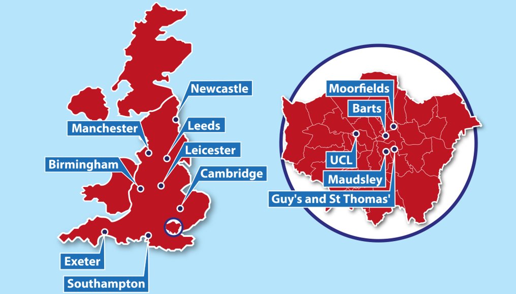 There are 13 BioResource centres in England! Each recruits volunteers to our national panel & some also drive recruitment for disease cohorts like @IBD_BioResource @IMIDBioResource #MentalHealth #NAFLD & #RareDiseases. Find your local centre & learn more 👉bit.ly/3HSpQzO