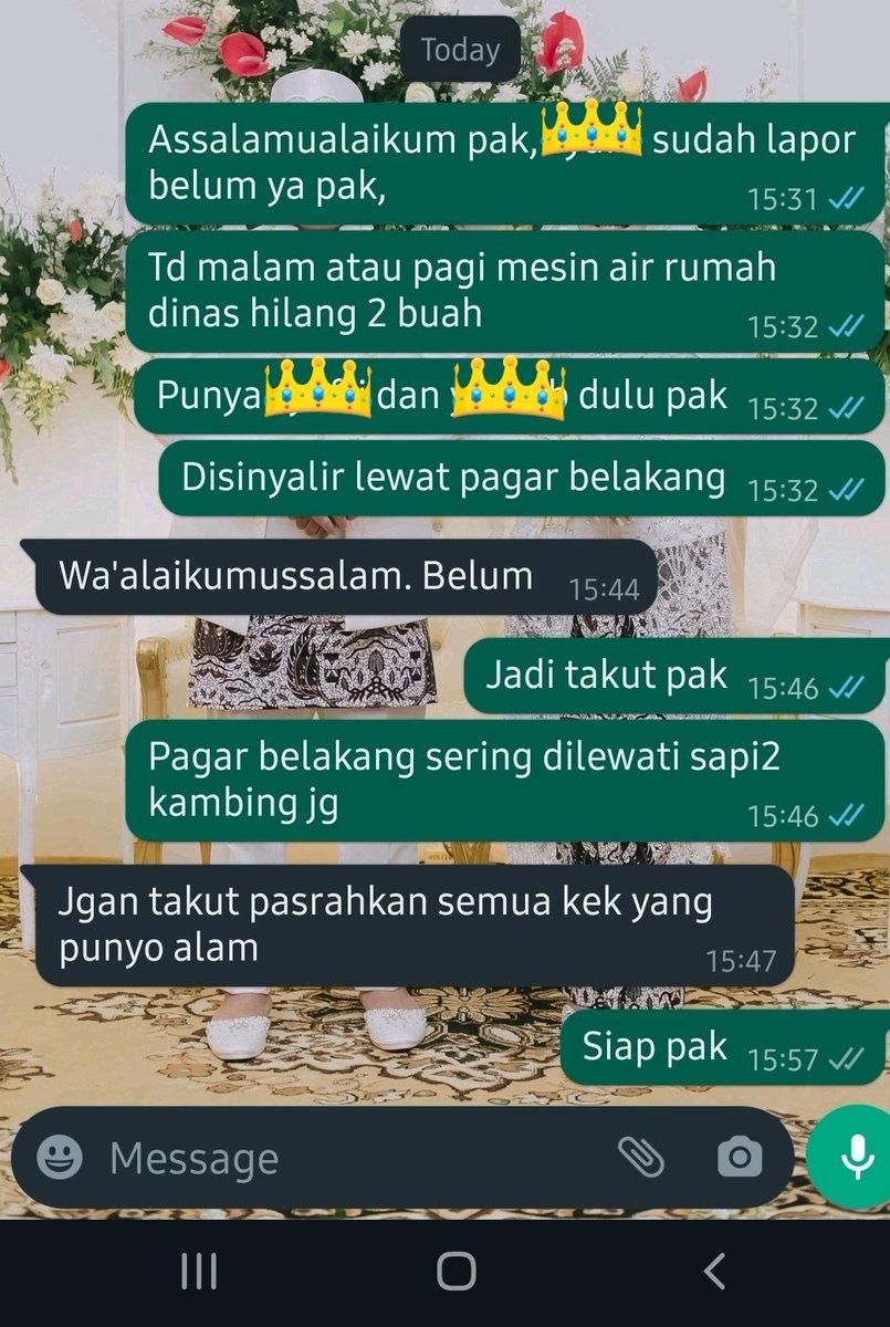 nrrnana's tweet photo. Lapor kehilangan di rumah dinas, jawabannya memuaskan 😭 https://t.co/ahXrbHPETa