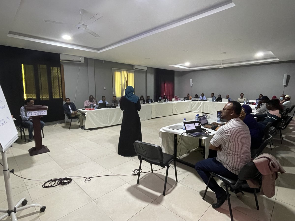 Munajaabir's tweet photo. We are delighted to host @WomenPuntland to present their work specialization for 10 civil society organizations, implementing partners of @DiakoniaSomalia, during our annual partners' meeting.

Thanks to @WomenPuntland for being a valuable asset to our society. https://t.co/b1WWLjA9pT