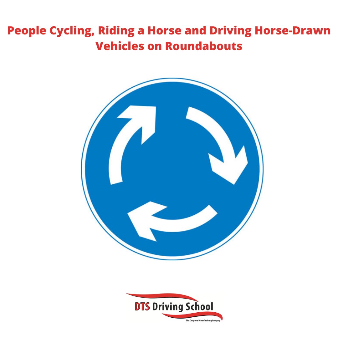 dtsdriving's tweet photo. The new Highway Code clarifies that people driving or riding a motorcycle should give priority to people cycling on roundabouts.

#highwaycode #motorcyclist #motorbike #cyclist #dtsdrivingschool https://t.co/Jca6zLFea4