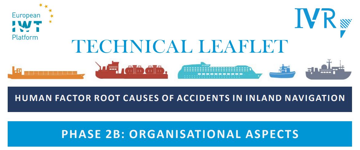⚓️Following the results of phase 2b #study on #human factors root causes of #accidents in #inlandnavigation, our partners at <a href="/IVReu/">IVR</a> designed a technical #Leaflet, summarising the most important conclusions and recommendations from the report.📊
⬇️⬇️⬇️
inlandwaterwaytransport.eu/wp-content/upl…