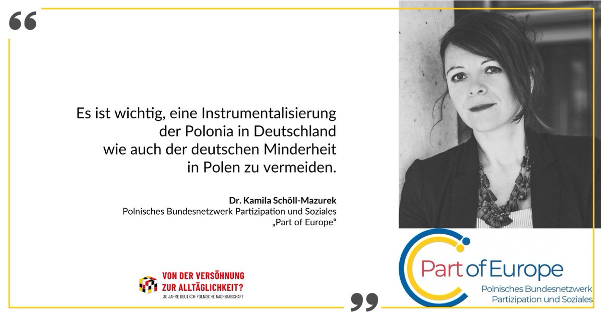 Dt_Pl_Inst's tweet image. Wie sehen Vertreter:innen der Polonia in 🇩🇪 u. der deutschen Minderheit in 🇵🇱 die derzeitige Situation ihrer Communitys? Darüber diskutieren Kamila Schöll-Mazurek @DrMazurek und weitere Panelist:innen unserer Debatte am 22.02. 
deutsches-polen-institut.de/termine/aktuel…