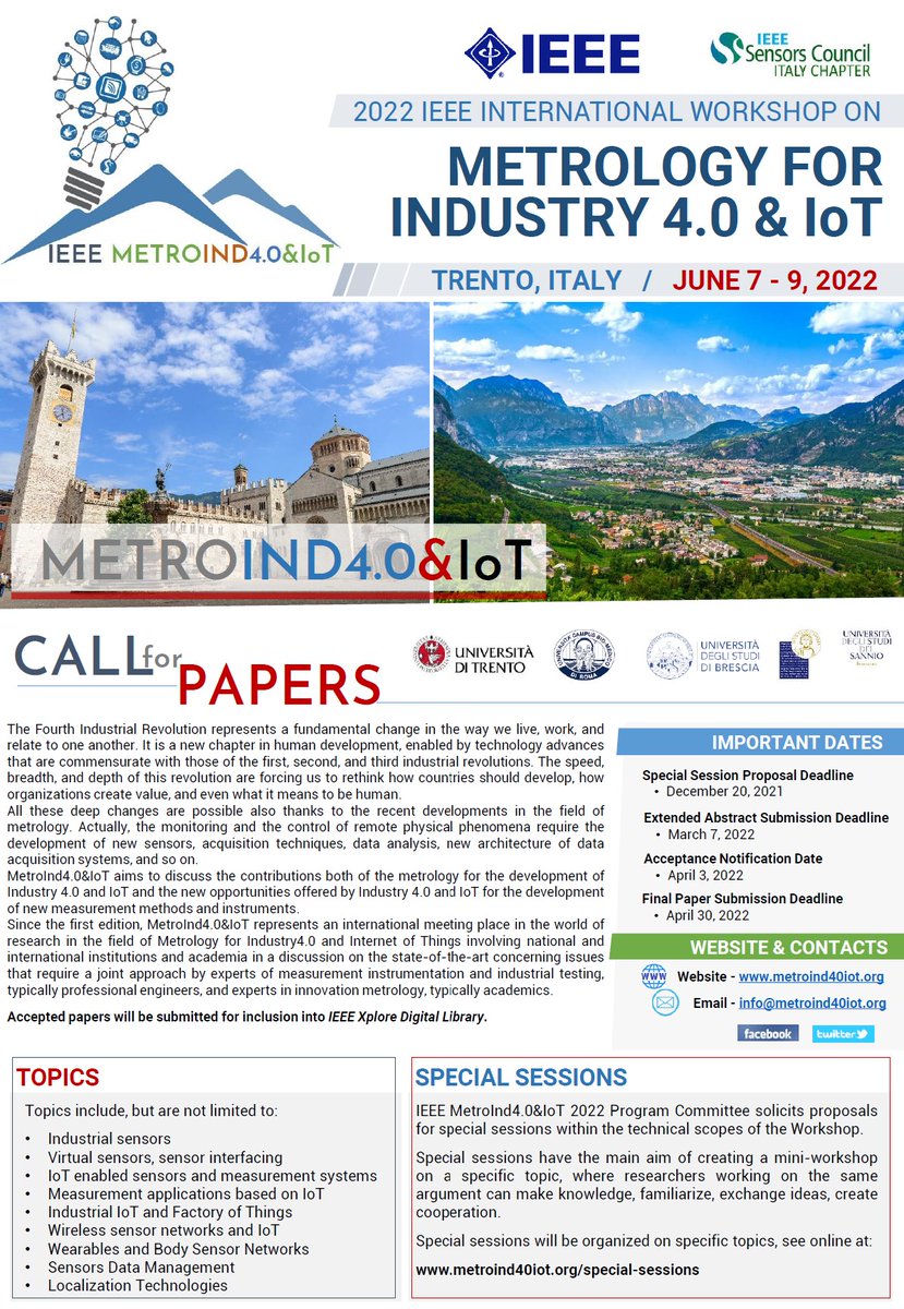 IEEE MetroInd4.0 & IoT tweet media