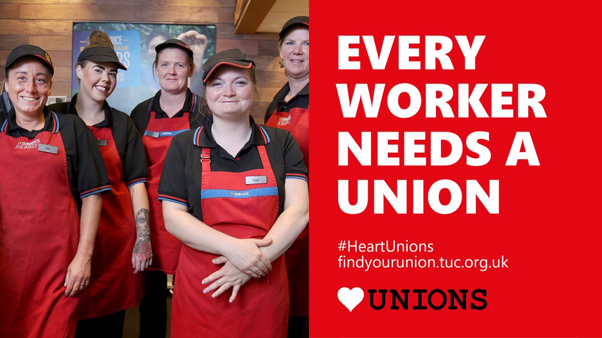 Every worker deserves respect.
Every worker should earn decent pay.
Every worker should be safe at work.
Every worker needs a union.
Join GMB today gmb.org.uk/join-gmb

#HeartUnionsWeek 
#MakeWorkBetter
#MembersFirst