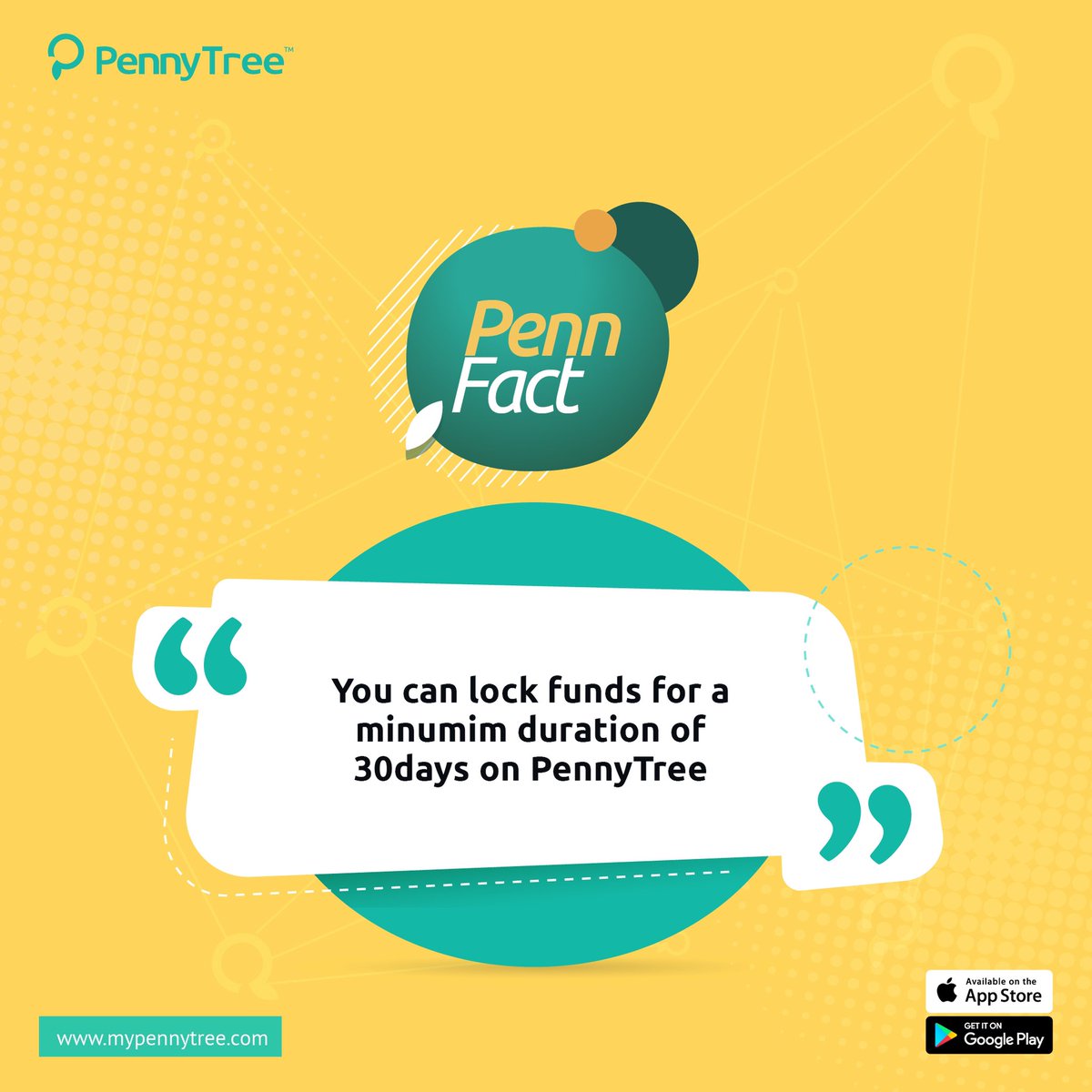 mypennytree's tweet photo. Just like winners of the #pennytreegiftavault challenge, you can lock funds using the Personal Vault feature on PennyTree for a minimum duration of 30 days and earn up to 10% interest.
Lock funds today to shun untimely withdrawal, unnecessary spending and grow your money. https://t.co/uZrH2lxzWb