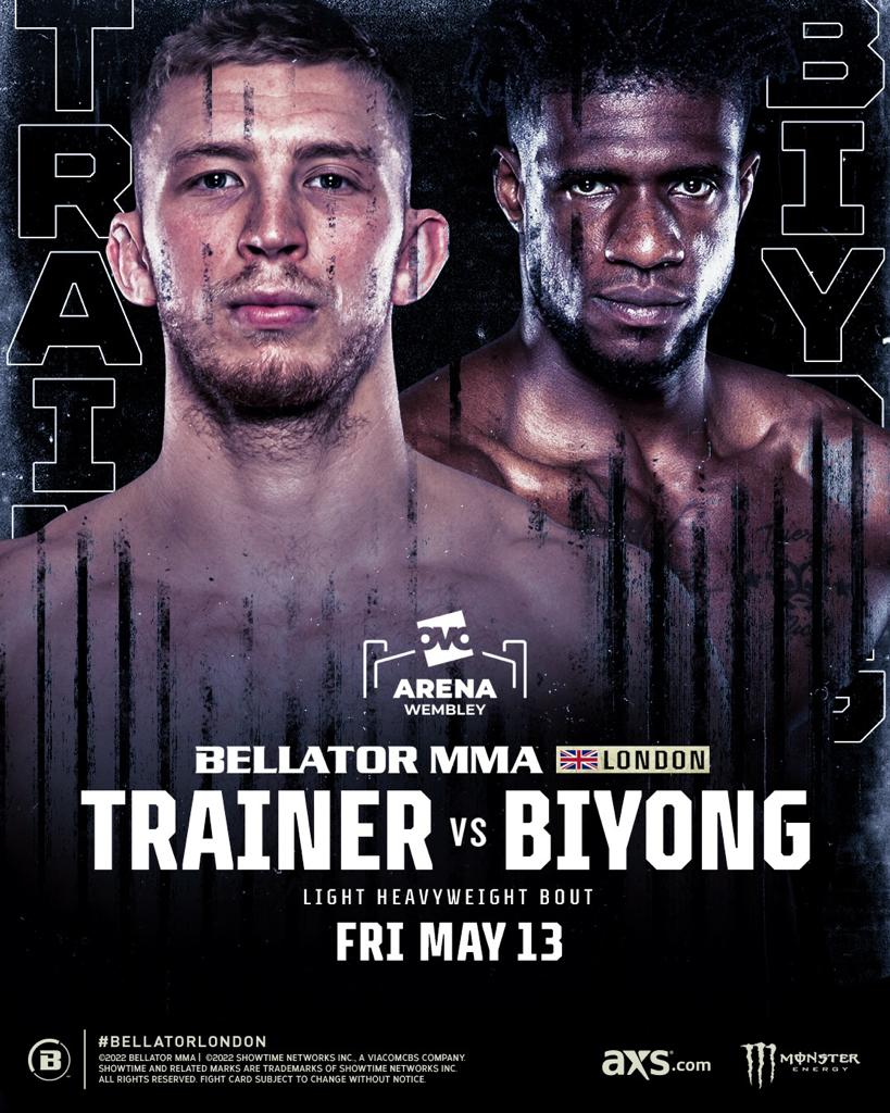 Biyongmma's tweet photo. LA BAGARRE ⚔
BIYONG 🇨🇲 vs TRAINER 🇬🇧
Rendez vous à @bellatormma #london🇬🇧
Le 13 mai 2022.
#hemlè #teamhemlè #bellatorlondon #calibiansportsmanagement #ufdgym https://t.co/N4o3iaLJ5x