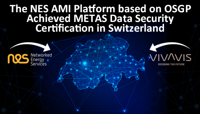 networkedenergy's tweet photo. NES, along with its partner VIVAVIS Schweiz AG in Switzerland, has successfully certified OSGP PLC Solution for the Swiss Market.
Follow this link to see our latest Press Release: https://t.co/VmPP78rPtf
#osgp #METAS #smartmetering #certification https://t.co/LohWlygvek