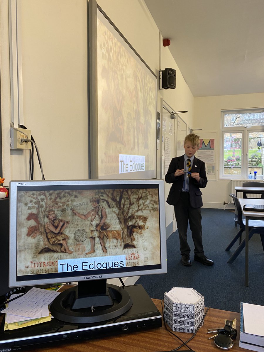 MonktonClassics's tweet photo. Today’s authors #MonktonY9 #MonktonClassics - more informative and confident presentations on Virgil, Ovid and Livy from Jack and the two Annas   ⁦@MonktonBath⁩ https://t.co/vTpFk7fT9y