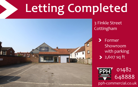 PPH are delighted to have concluded the letting of 3 Finkle Street Cottingham. A new long term lease has been taken on the property by UK EVENT MEDICAL SERVICES (UKEMS) Services who have expanded their services into the area.

#dealsdone #commercialproperty #showroom #cottingham