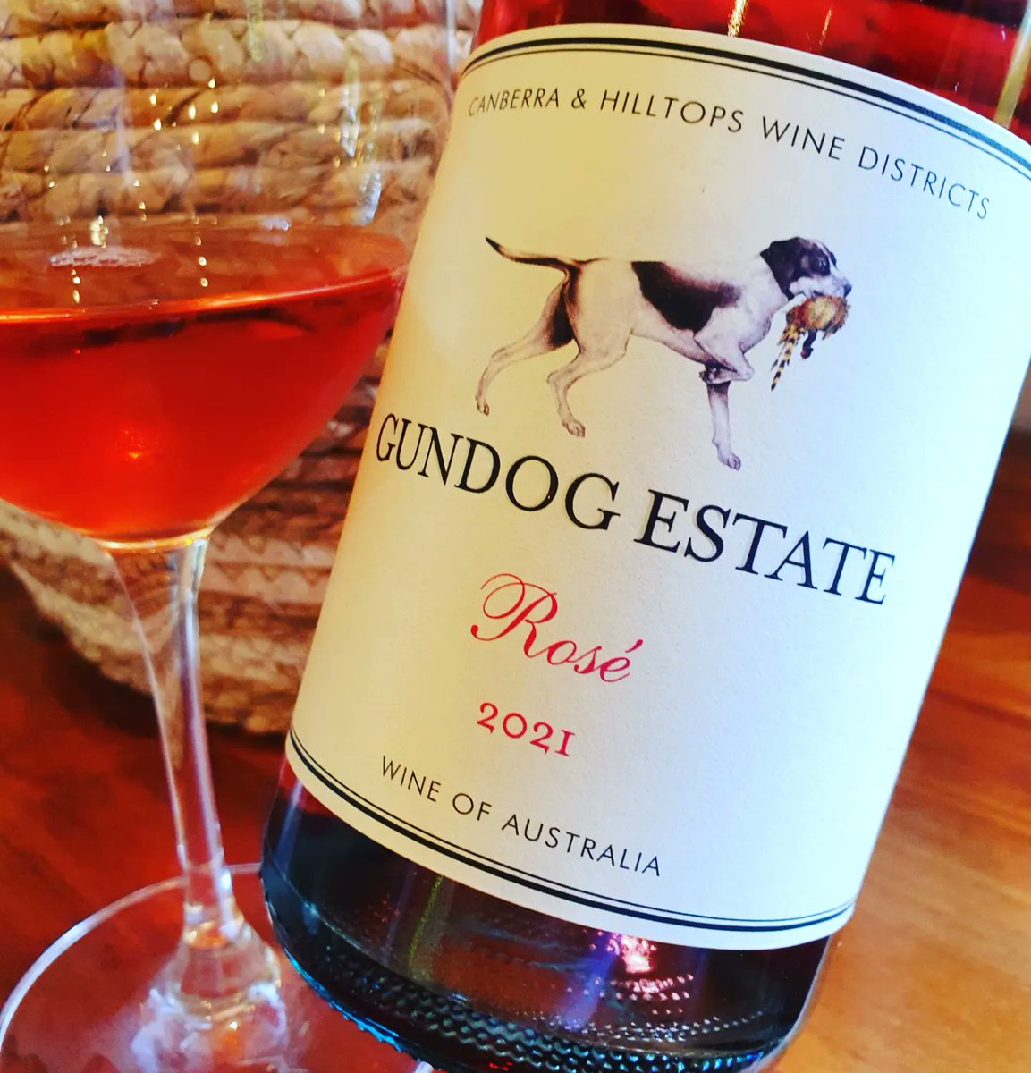 Gundog Estate Estate Canberra and Hilltops Rosé 2021

I've been drinking Gundog Estate wines for many years now and always look forward to their rosé Great stuff #drinkthegoodstuff Brett 🍷🍷🍷🍷🍷

<a href="/GundogEstate/">Matt Burton</a> <a href="/winewankers/">The Wine Wankers 🍾🤛🎉🥂</a> <a href="/canberrawines/">Canberra Wines</a> <a href="/thefoodmarshall/">Fran Marshall</a> <a href="/wine_australia/">Wine Australia</a>
