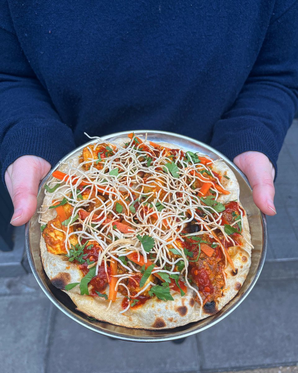 Tandoor Chop House (@tandoorchop) on Twitter photo DON'T FORGET!
TRY OUR TASTY COLLAB WITH THE @rangoonsisters! That's a Tandoor naan topped with Burmese chicken & potato curry, pickled carrots, spicy red chilli chutney, and crispy fried noodles. What's more is £1 from every naan will be donated to <a href="/MedActMyanmar/">MedicalActionMyanmar</a> 🌶 DON'T FORGET!
TRY OUR TASTY COLLAB WITH THE @rangoonsisters! That's a Tandoor naan topped with Burmese chicken & potato curry, pickled carrots, spicy red chilli chutney, and crispy fried noodles. What's more is £1 from every naan will be donated to <a href="/MedActMyanmar/">MedicalActionMyanmar</a> 🌶