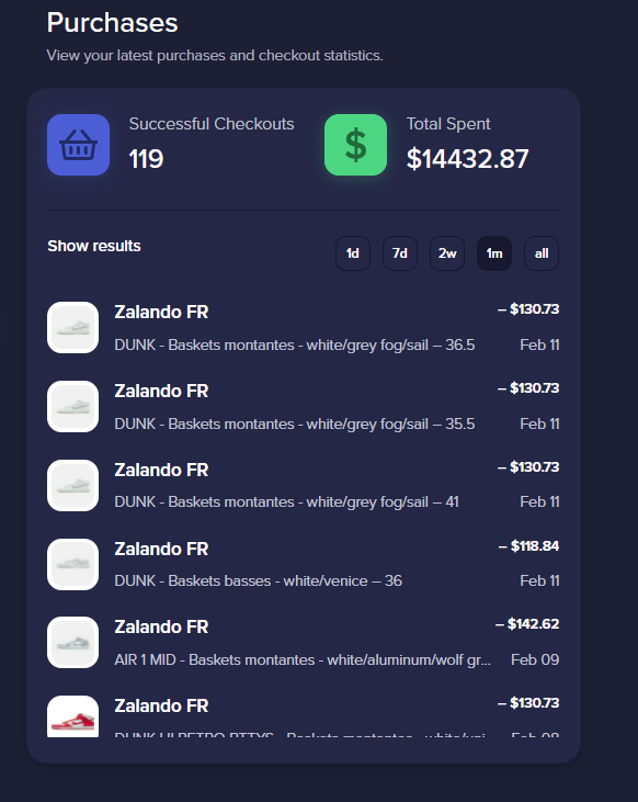 Thibbbb234's tweet photo. Less than a month with @SoleTerminator 

CG : @EscapeNotify 
Proxies : @TyphonProxies 
If you want ACO : @Slots_and_Chill https://t.co/2Ak14yr5bn