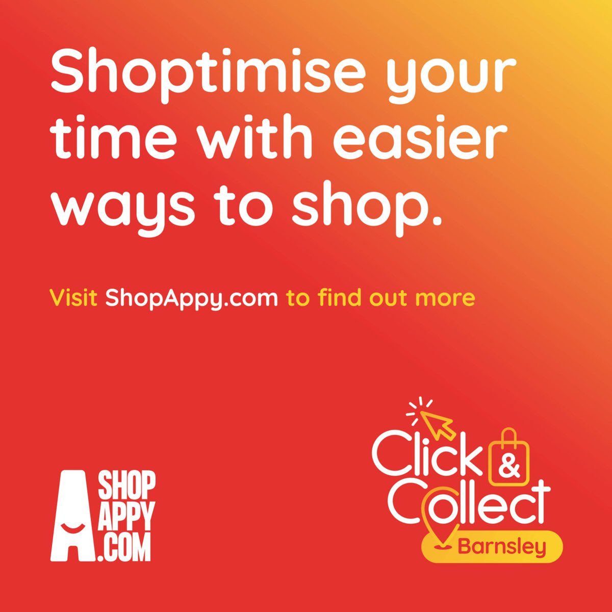 Click &amp; Collect Barnsley is the newest and most convenient way to shop local!

Get all the details on the Barnsley Council website and start shopping now.  

barnsley.gov.uk/.../markets/cl…

#LoveBarnsley #LoveShopping #LoveLocal