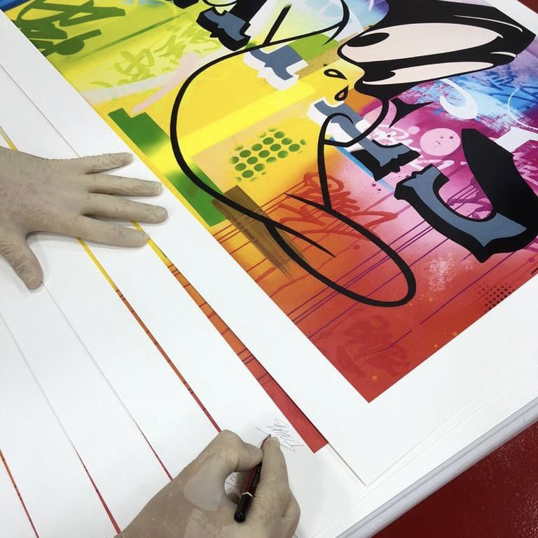 back2back_crew's tweet photo. New @Great_Bates print Daffy Duck out today @artsgaloredubai The print will be launched in two versions on https://t.co/1StfOF1stA https://t.co/j9QZXqoqfK