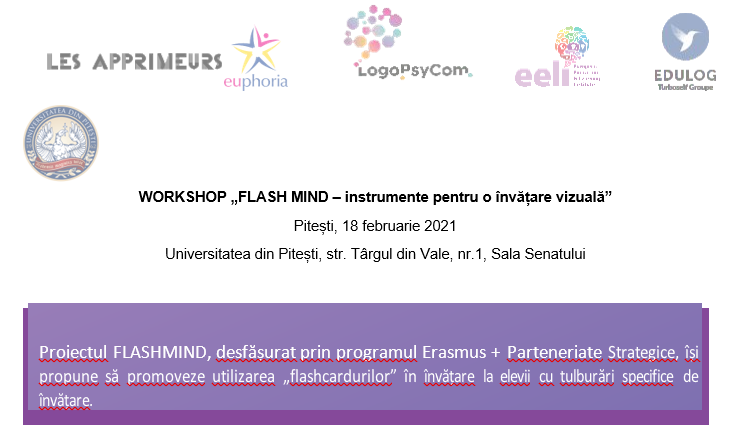 DumitruTab's tweet photo. Eveniment de multiplicare a proiectului FlashMind
18 februarie 2022
#flashmind
#erasmus https://t.co/C4ghP4JquN