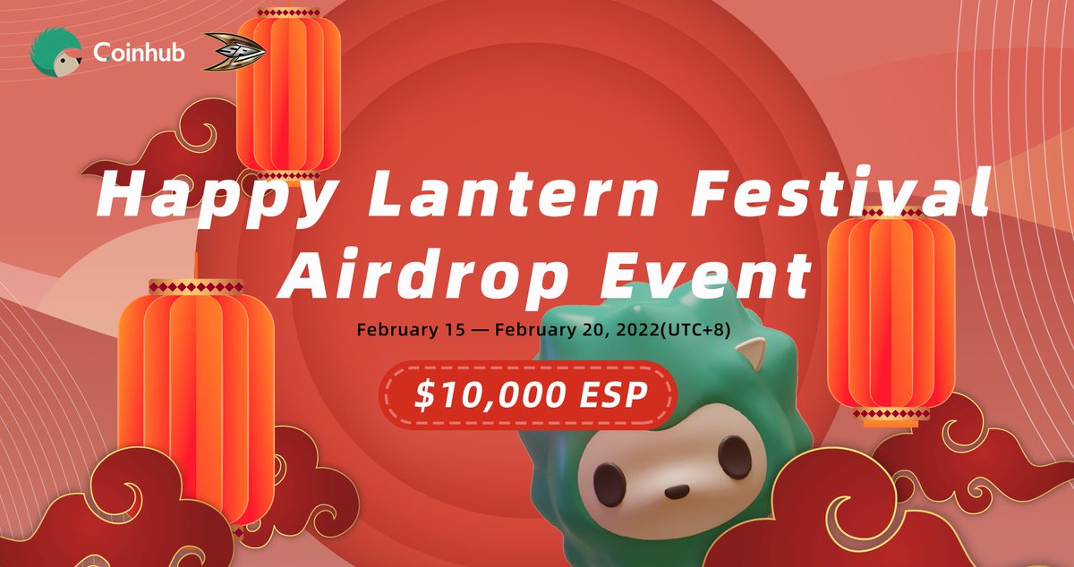Coinhub Wallet (@coinhub_wallet) on Twitter photo 🏮Happy Lantern Festival🏮
#CoinhubWallet & <a href="/ExplorationShip/">ExplorationShip</a> #Giveaway
💰Prize Pool: $10,000 ESP
Rules
✅Rt+Like+Follow <a href="/Coinhub_Wallet/">Coinhub Wallet</a> & <a href="/ExplorationShip/">ExplorationShip</a>
✅Join t.me/Coinhub_India & t.me/ExplorationShip
✅Fill out gleam.io/uTk65/coinhub-… 🏮Happy Lantern Festival🏮
#CoinhubWallet & <a href="/ExplorationShip/">ExplorationShip</a> #Giveaway
💰Prize Pool: $10,000 ESP
Rules
✅Rt+Like+Follow <a href="/Coinhub_Wallet/">Coinhub Wallet</a> & <a href="/ExplorationShip/">ExplorationShip</a>
✅Join t.me/Coinhub_India & t.me/ExplorationShip
✅Fill out gleam.io/uTk65/coinhub-…