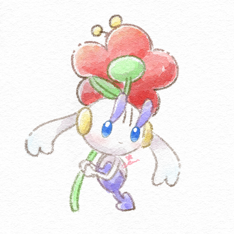 色違いフラエッテ ℤ 𝕖 𝕟 𝕦 のイラスト