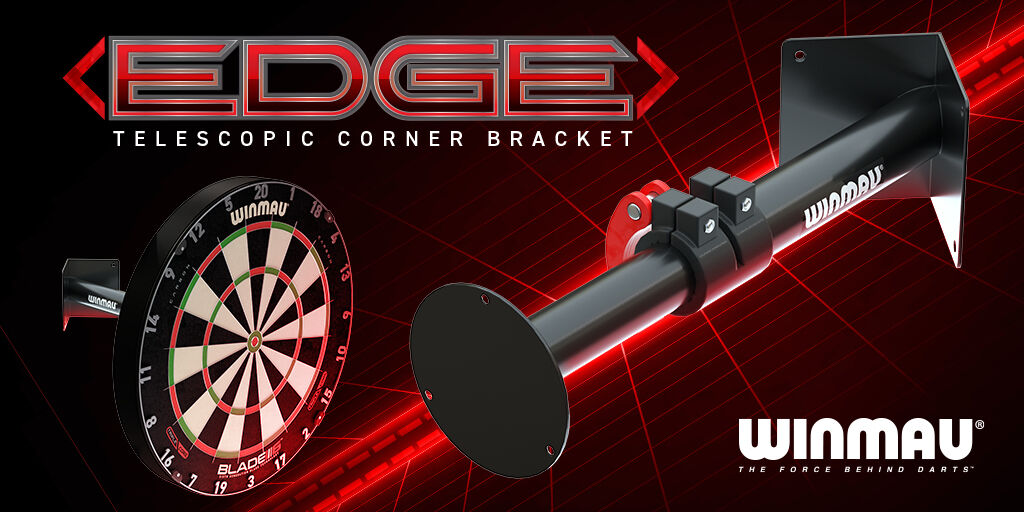 Winmau's tweet image. Edge Dartboard Bracket 🎯

The Edge Corner Bracket signifies the most simple yet effective design thinking.

Easy to Fit and brilliant in its approach to open up millions of dart spaces the world over.

NOW IN STOCK !!

 #WinmauLaunch #Darts
