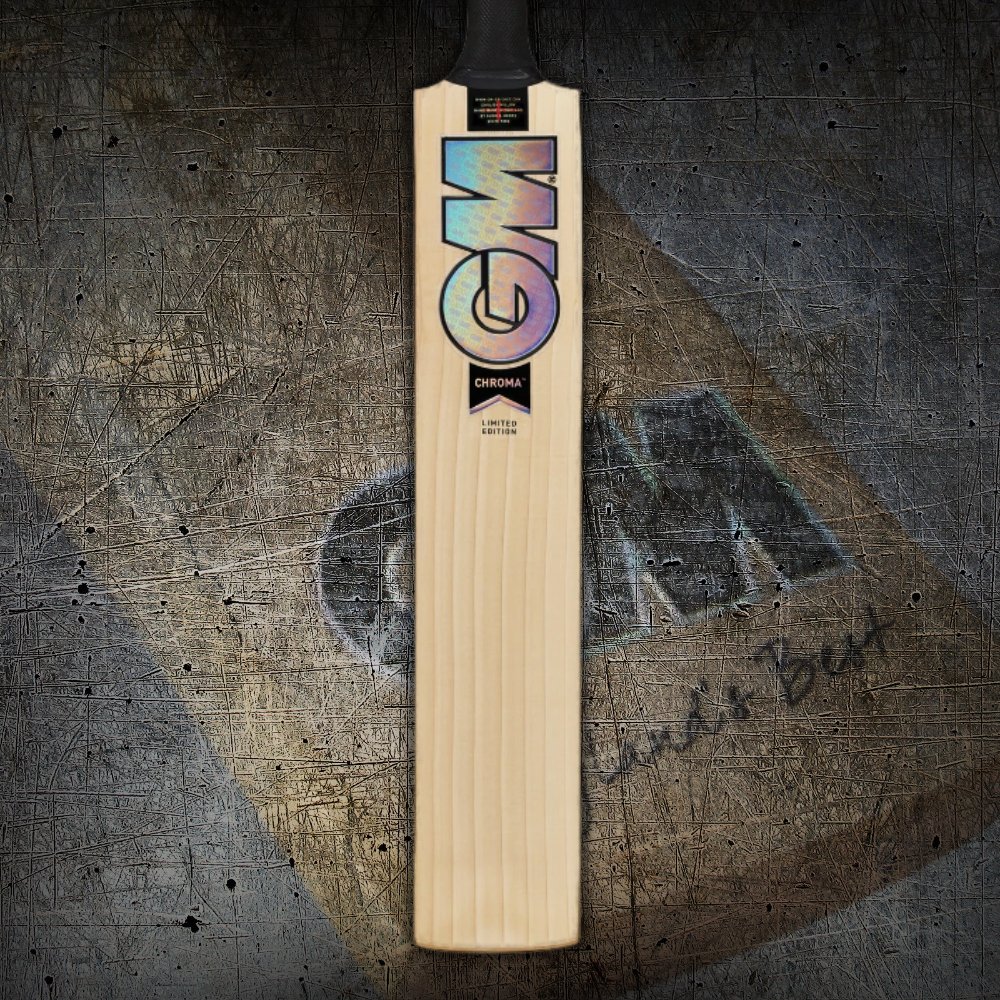 The Gunn &amp; Moore Chroma 909 L555 DXM bat. The mid-swell position and considerable edge size, makes the Chroma perfect whether you're driving on the front foot or playing off the back foot.

#cricket #cricketbats #gunnandmoore #gm #cricketseason #sussexcricket #hampshirecricket