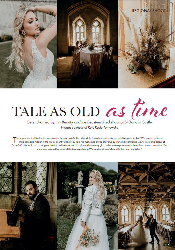 CWM_YSWW's tweet image. Be enchanted by this Beauty and the Beast-inspired shoot at St Donat’s Castle. Head to page 63 of issue 83 for the full shoot - yoursouthwales.wedding/free-download 

Photographer, photo-graphics-studio.com
@evaashleybridal @dyfedmenswear @luxetouchevents @SimplyBows