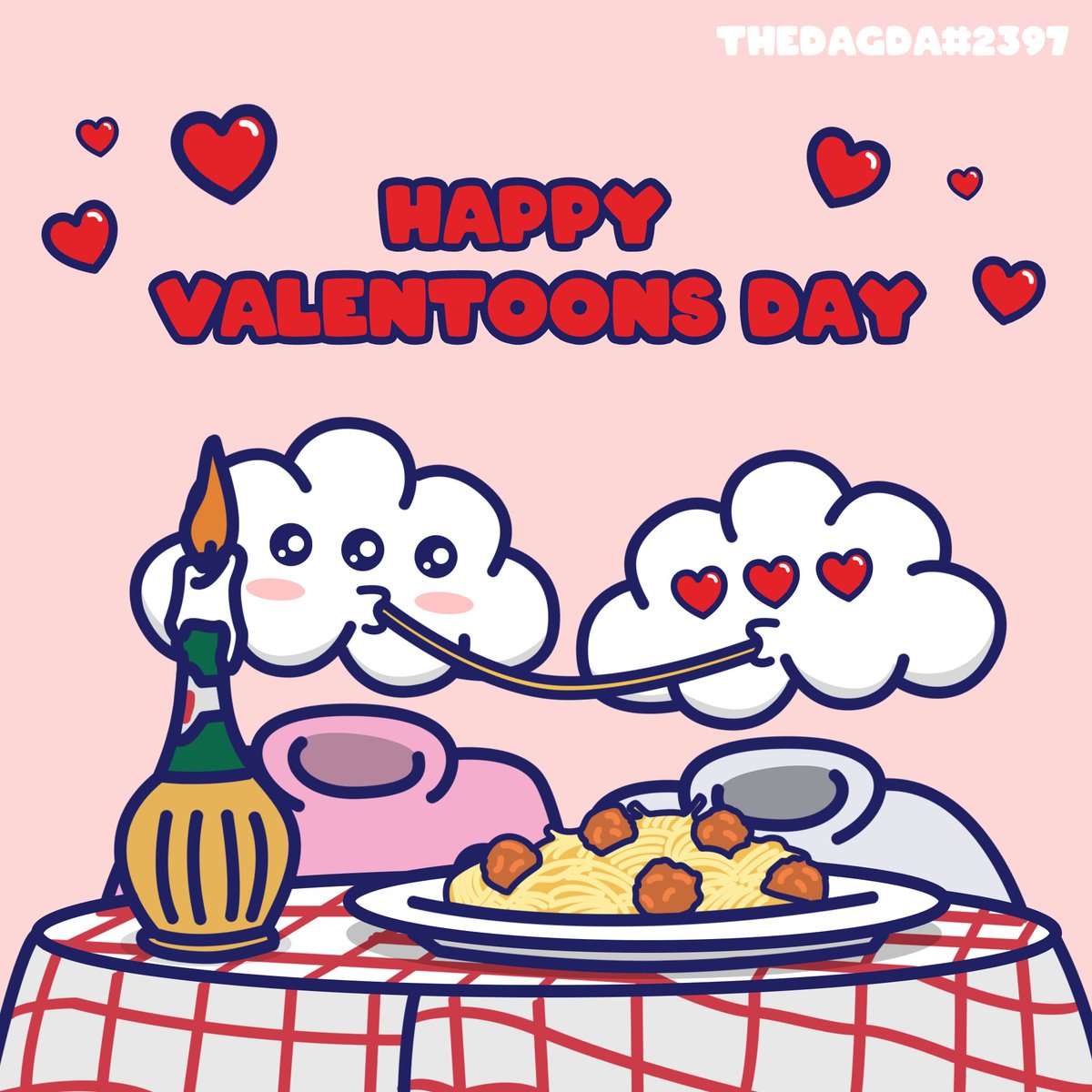 thedagda_eth's tweet photo. @cartoonsnft Hope I'm not too late for the contest. Didn't have time to finish last night due to some irl valentines  commitments💕 https://t.co/VNFvYkl1RW
