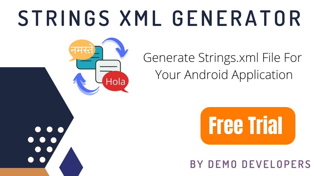 DemoDevelopers's tweet image. Strings XML Generator For Android Application - Free Trial
Hello Android Developers, Do You Want, Your Android App Support Multilingual? 

microsoft.com/store/apps/9NZ…
#Multilingual #MultilingualApp #DemoDevelopers #StringsXML #StringsXMLGenerator #MicrosoftStore #WindowsApp #Android