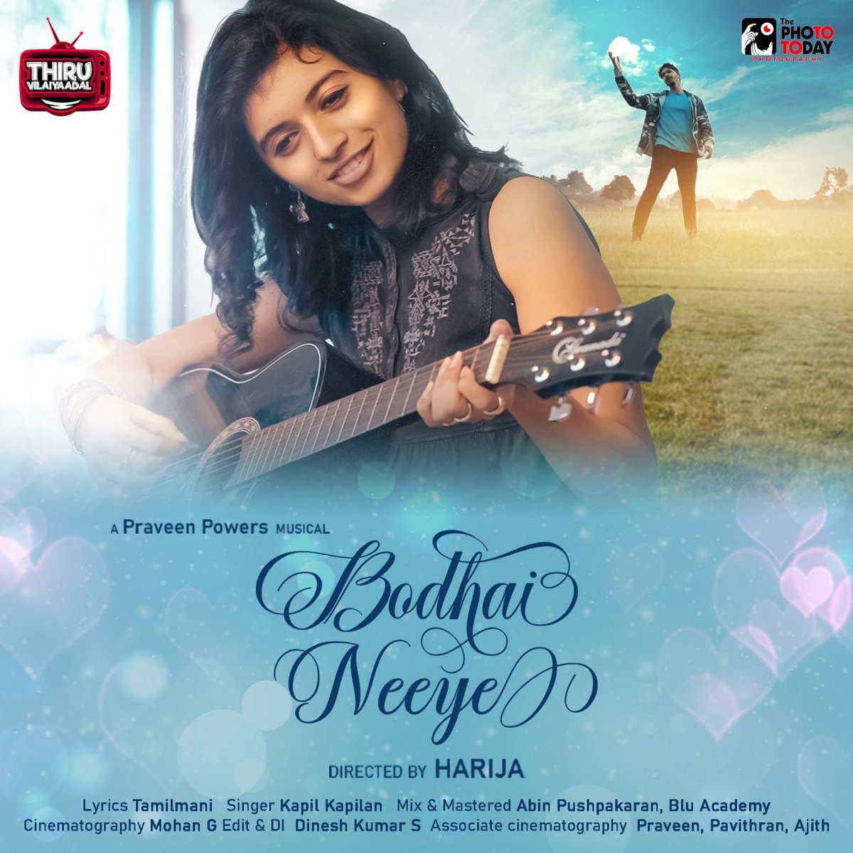 KollywoodCinima's tweet photo. Here's a beautiful Valentine's Video Song #BodhaiNeeye 💗 directed by #HarijaAmar, streaming now on #Thiruvilaiyaadal YT Channel.
▶️ https://t.co/jUJm1adgZz
A #PraveenPowers Musical🎼
Sung by #KapilKapilan
Lyrics #Tamilmani
@AmarRamesh91 #ThePhotoToday #AbinPushpakaran #Divo https://t.co/QB05JCViIp