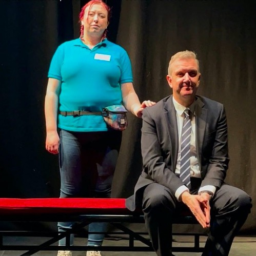 2NITE!
EXISTENTIAL FISH &amp; DREAD
15 &amp; 16 Feb
Stephen Hawking is dead. Martin’s having a breakdown.  &amp; Ellie? She’s feeding the fish.
 As the fish swim in circles, so do these strangers as they search for the meaning of life.
@_stephhartland <a href="/exfishanddread/">Existential Fish and Dread</a> 
ow.ly/bsYl50HUoZN