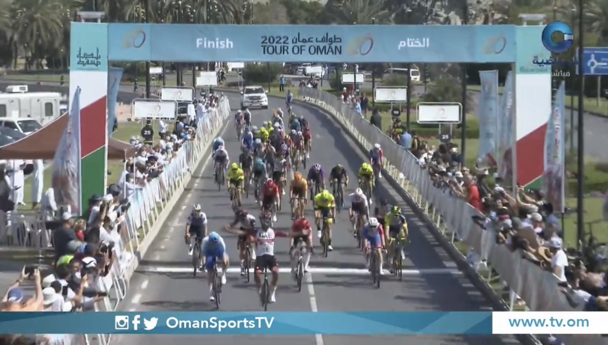 LottoIntermarch's tweet photo. #tourofoman

@HirtJan finishes in the peloton and wins the Tour of Oman 🥳🥳🥳

@HugoPage9 sprints to top 8 https://t.co/D6GfME0YXQ