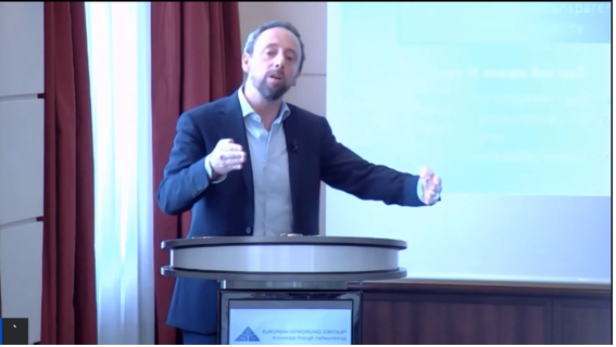 Ferrero_EU's tweet photo. Francesco Tramontin speaking today at European Networking Group :“Three take away for a new way of advocating in the sustainability sphere:1) Shifting the attitude towards regulation – welcome it and being part of the process [...] @SouthsideMojo @engfbevents #engsust https://t.co/Kq14S9Zdp0