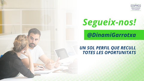 Ep! Queden pocs dies perquè el perfil @empresadinamig deixi d'estar actiu. Si no et vols perdre cap #oportunitat o #formació, segueix-nos al perfil <a href="/DinamiGarrotxa/">DinàmiG</a>. Afanya't!