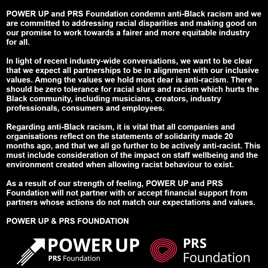 A statement regarding anti-racist values and expectations of our partners