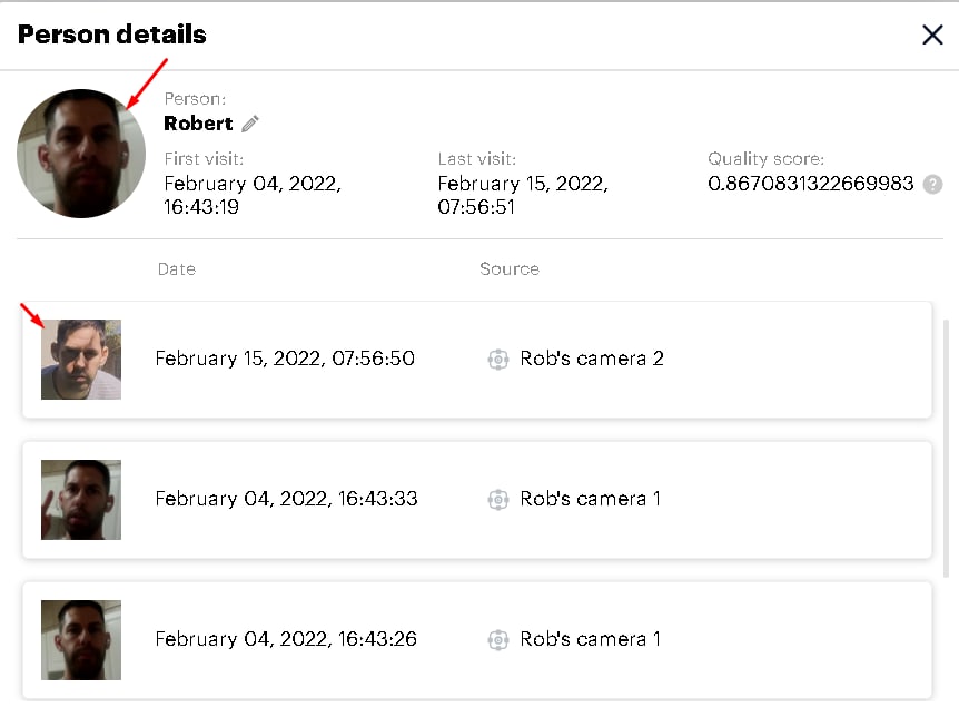 Awesome identification even with shadow on my face.  Noticed while testing our new FOG detection improvement - post to follow soon