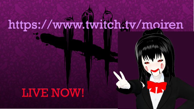 I'm LIVE! https://t.co/swY1Mr2zLh #VTuber #VtuberEN #VStreamer #dbd #deadbydaylight #intothefog #soloqueue<a href="/tag/vtuber"class="tags">#VTuber</a><a href="/tag/vtuberen"class="tags">#VtuberEN</a><a href="/tag/cosplay"class="tags"><span>#cosplay</span></a><a href="/tag/twitch"class="tags"><span>#twitch</span></a><a href="/tag/deadbydaylight"class="tags"><span>#deadbydaylight</span></a><a href="/tag/dbd"class="tags"><span>#dbd</span></a><a href="/tag/vstreamer"class="tags"><span>#vstreamer</span></a>