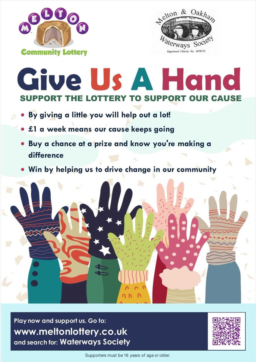 MOWS has signed up for the Melton Lottery! So now you can help support us and be in with the chance of winning prizes too!