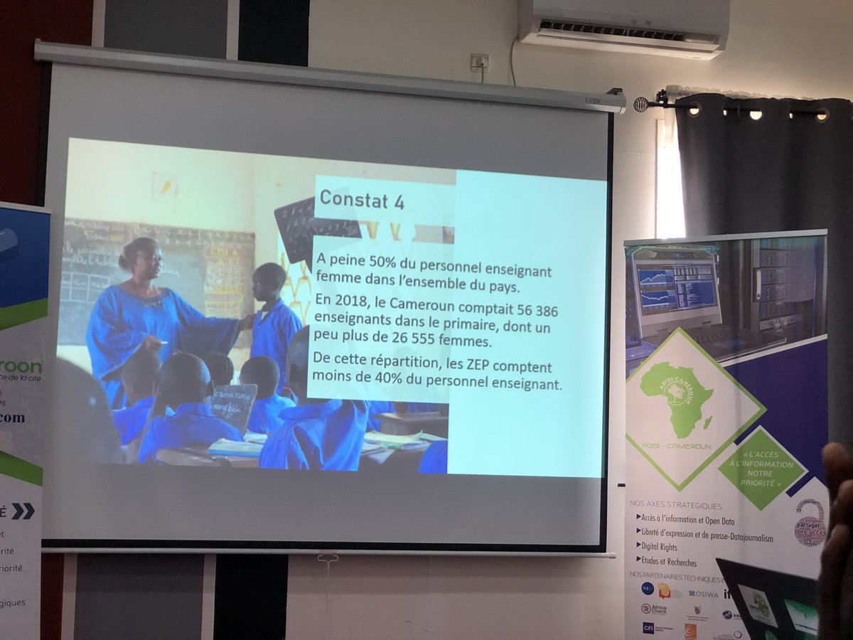 Asitchoma's tweet photo. En 2018, le Cameroun comptait 56.386 enseignants dans le primaire avec un peu plus de 26.555 femmes.
Merci à @Alex_Tchuileu @petit_ecolier et @MLMamgue pour ce travail de qualité.
Bravo @NgeungaM et @KAMTCHANG1 pour la façon dont le projet a été mené.
#MediaLabPourElles https://t.co/qvQgOtBy0w