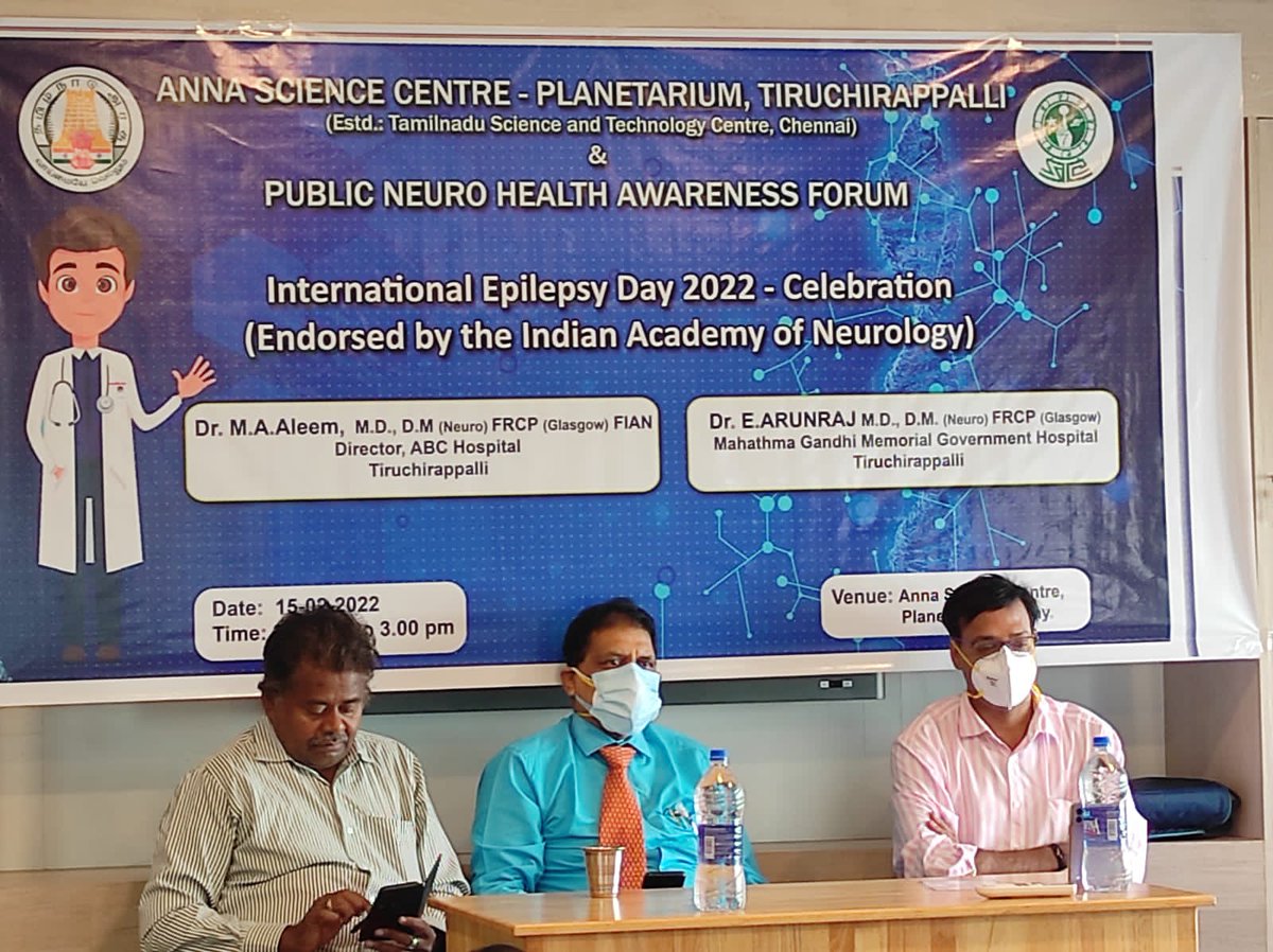 Prof.Dr.M.A.Aleem (@drmaaleem) on Twitter photo Under the guidance and endorsement of Indian Academy of Neurology @iansecretary ,International Epilepsy day 2022 <a href="/IntEpilepsyDay/">International Epilepsy Day</a> #EpilepsyAwareness program to #schools students was conducted at #Trichy on 15.02.2022. Thanks to IAN- M.A.Aleem Neurologist #Trichy #Tamilnadu #India Under the guidance and endorsement of Indian Academy of Neurology @iansecretary ,International Epilepsy day 2022 <a href="/IntEpilepsyDay/">International Epilepsy Day</a> #EpilepsyAwareness program to #schools students was conducted at #Trichy on 15.02.2022. Thanks to IAN- M.A.Aleem Neurologist #Trichy #Tamilnadu #India